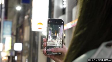 Fun sized hottie Asuka Tenshi takes every inch of a huge black dick in this raw scene