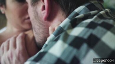 A naughty break for brunette Karlee as she gets thoroughly drilled and filled in this scene