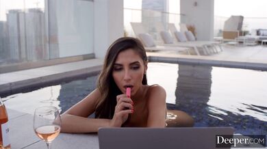 See how seductress Lena handles a rough pounding and a red hot spanking