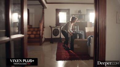 See how seductress Lena handles a rough pounding and a red hot spanking