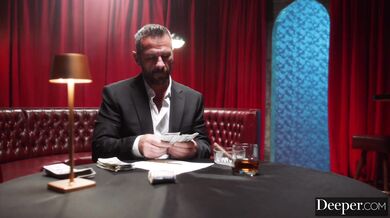 Intense satisfaction as Valerica Steele covers her supervisor's dick in her sweet juices