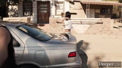 Total betrayal as kinky Emily forces her BF to witness her being filled by another man