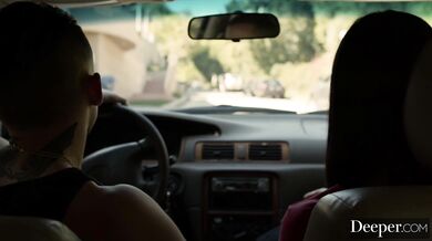 Total betrayal as kinky Emily forces her BF to witness her being filled by another man