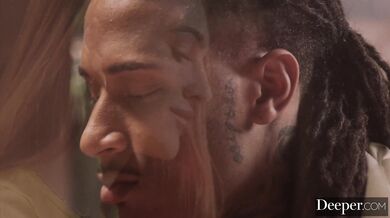 Little Dragon surrender to her forbidden cravings for black wood in this steamy scene