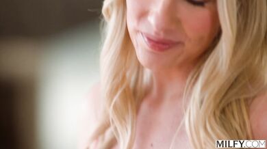 Stunning blonde MILF Bunny Madison surrenders her ass to a powerful stud for an epic stretching