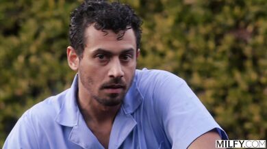 Curvy MILF Rides Studs Cock Poolside