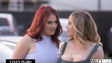 Abby Rose and Aderes Quin reach explosive multiple climaxes while sharing a massive member