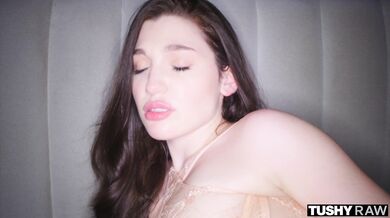 A beautiful girl experiences a deep and wide anal stretching that leaves her gaping and satisfied