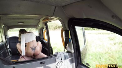 See the moment she peaks in the Fake Taxi, letting out a fountain of squirt after a desperate wetting scene