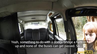 Total backdoor satisfaction for the ginger passenger who loves getting her tight hole stretched