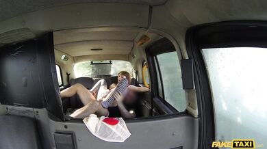 Total backdoor satisfaction for the ginger passenger who loves getting her tight hole stretched