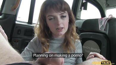 Total backdoor satisfaction for the ginger passenger who loves getting her tight hole stretched