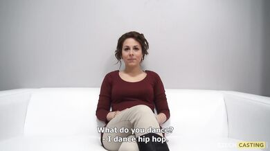 See Antonia Sainz trade her pointe shoes for a thick cock in a messy casting session