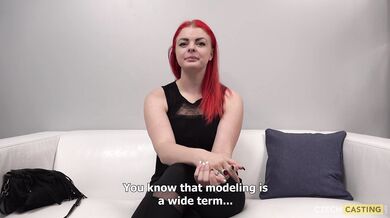 Horny Czech lesbians in their first casting session