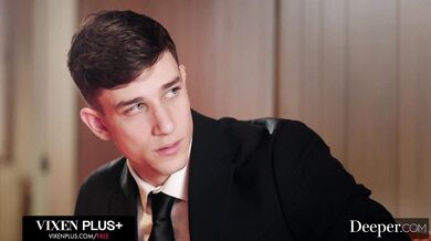 Ellie Nova gets her tight pussy wrecked while tied up and helpless