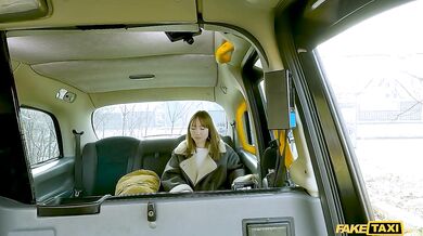Young slut getting drilled and creamed in the back of a cab