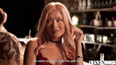 Dolly Orchid gets her tight hole drilled by a hung bartender