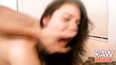 Ricki swallowing warm cum in this hardcore session