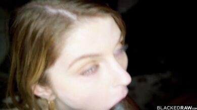 Blonde Bunny destroyed by a big BBC in a hardcore interracial session