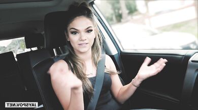 Athena Faris riding a big cock until she gets filled with cum