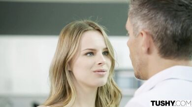 Jillian taking a big dick deep in her anus