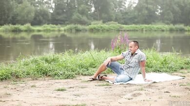 Sensual outdoor sex with horny Viktoria Sweet and a hardcore pounding